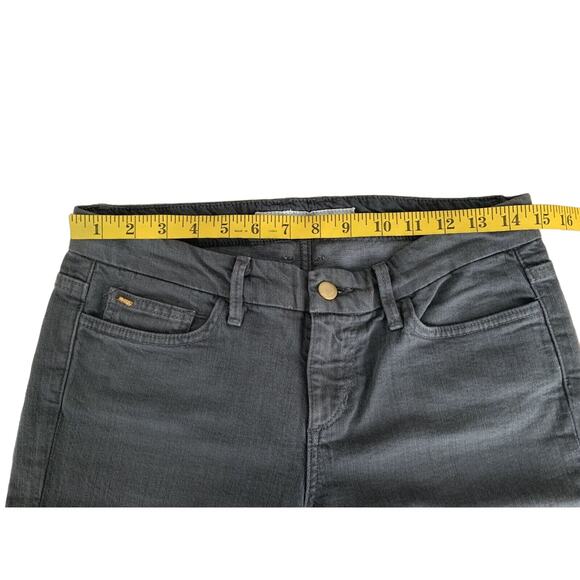 JOE'S JEANS Mid Rise Crop Slim Jeans Pants Charcoal Stretch 29 - Picture 2 of 7